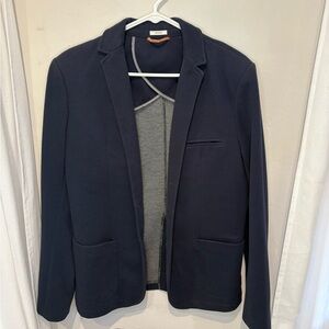 Joules Dark Blue Blazer with Patterned Lining